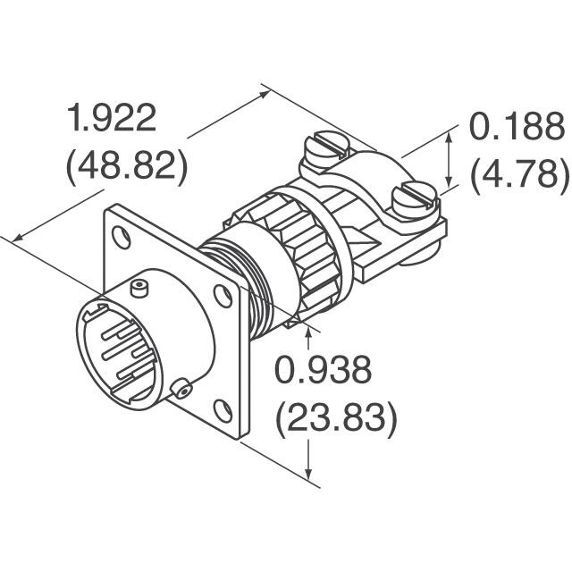 MS3120F-12-3P Amphenol Industrial Operations  Gruppi di connettori circolari